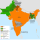 Les territoires du Pakistan et de l’Inde en 1947, issus de la partition des Indes.