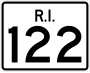 Route 122 marker