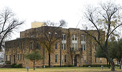 The Runnels County Courthouse in Ballinger