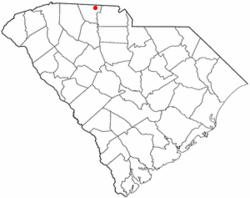 Location of Blacksburg