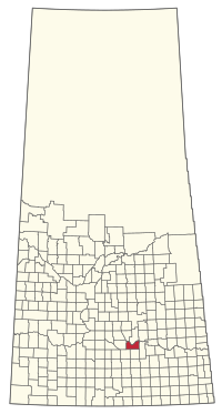 Location of the RM of Lumsden No. 189 in Saskatchewan