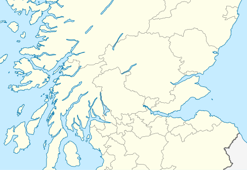 2024–25 Scottish Basketball Championship Men season is located in Scotland Central Belt