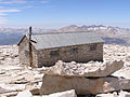 Smithsonian Institution Shelter on the summit of Mount Whitney, California