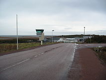 Saint-Pierre Airport from the road; May 14, 2008