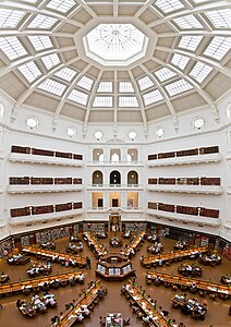 La Trobe Reading Room at State Library of Victoria, by Diliff