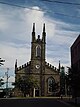 The Stone Church, as seen as the view terminus at the top of Wellington Row