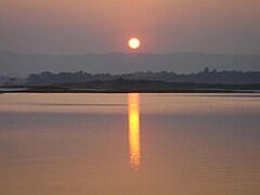 Atardecer en el Kaptai