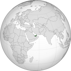 Kahamutang han  Emiratos Arabes Unidos  (lunghaw) ha Rawis han Arabya  (busag)