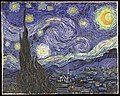 《星夜》（The Starry Night），1889年，收藏於紐約現代藝術博物館