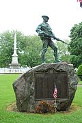 World War I Monument (1928–29), Barre, Massachusetts.