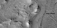 Layers and ridge networks, as seen by HiRISE under HiWish program