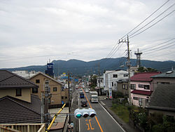 Gotemba'da bir cadde