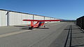 Aeronca Champion parked at the French Valley Airport.