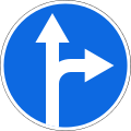 Go straight or right