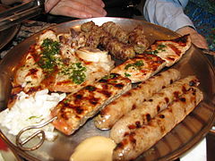 Bosnian meat platter