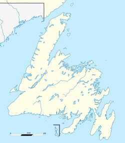 Buchans is located in Newfoundland