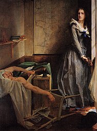 L'Assassinat de Marat (1860), musée des Beaux-Arts de Nantes.