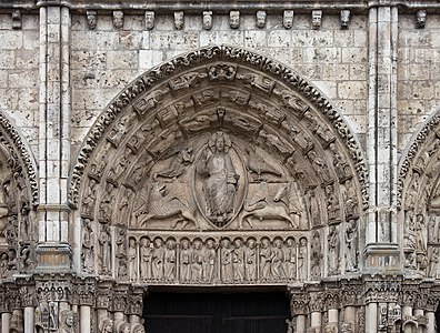 Central portal of Chartres Cathedral (1194–1220)