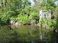 Springhouse and pond, May 2007