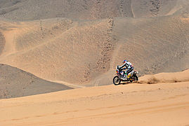 Marc Coma durante el Rally Dakar de 2010.