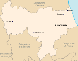 Delegazione di Macerata – Mappa