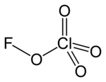 Strukturformel von Fluorperchlorat