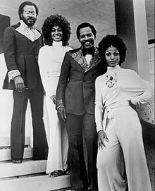 The Friends of Distinction in 1973. Floyd Butler, Dani McCormick, Harry Elston, Dianne Jackson