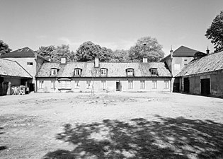 Fyrkantens innergård 1960.