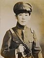 Kawashima in Manchurian military uniform