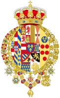 Coat of arms as King of the Two Sicilies (1816–1825)[6]