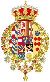 Coat of Arms of Prince Alfonso as Duke of Calabria and Pretender (1960-1964)