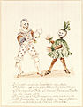 Taken from the Christmas Pantomime "Harlequin Olio", staged at the Covent Garden Theatre in 1816