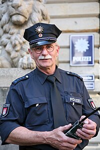 Officer of the Hamburg Police, by Daniel Schwen