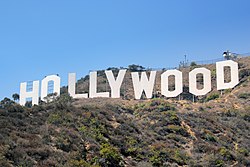 The world-famous Hollywood Sign