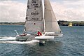 L'hydroptère, bateau expérimental.