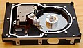 Inside of hard disk drive