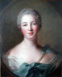 Jean-Marc Nattier, Madame de Pompadour en Diane (1748).