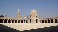 Mosque of Ibn Tulun (876–9) in Cairo is an example of Abbasid architecture built by the autonomous Abbasid governor Ahmad ibn Tulun[65]