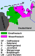 The former East Frisian dialects in Lower Saxony (in German)