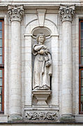 Temperance, on the façade of La Rochelle city hall