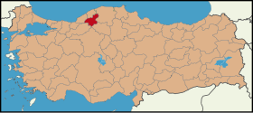 Localisation de Karabük (province)