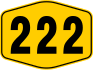 Federal Route 222 shield}}