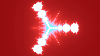 f(z,c)=z²+c3-δ, avec δ≈-1.401155 le point de Feigenbaum