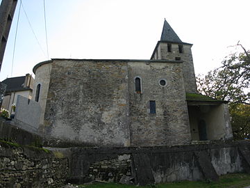 L'église, vue latérale.