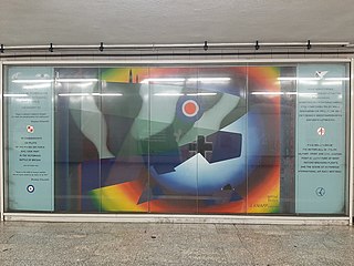 Battle of Britain at Pole Mokotowskie station in Warsaw, 1996
