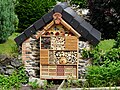 Insect house in Pontgibaud, Puy-de-Dôme, France
