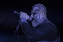 Attila Dorn 2019 novemberében a Powerwolf Sacrament of sin turnéja során