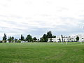 Princess Margaret Secondary's soccer field.