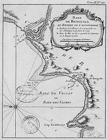 Carte géographie d'une côte