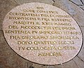 Savonarola plaque, Florence, Italy